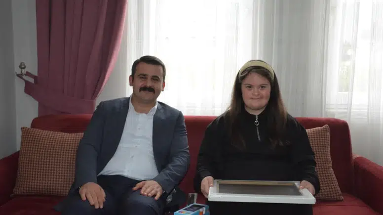 Kaymakam Mert Kumcu’dan Elif Miray Aykan ve Ailesine Ziyaret!