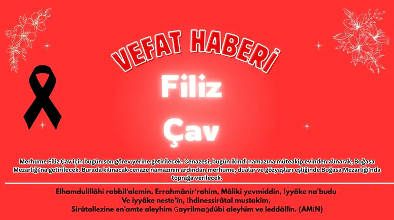 Köyceğiz’den Acı Kayıp: Filiz Çav Son Yolculuğuna Uğurlanıyor