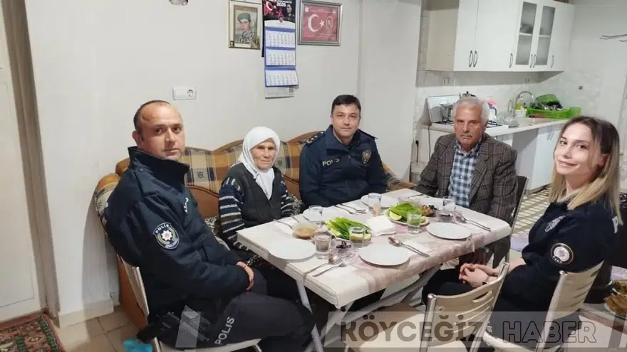 Köyceğiz İlçe Emniyet Müdürü Hakan Keskin Şehit Ailesini Ziyaret Etti