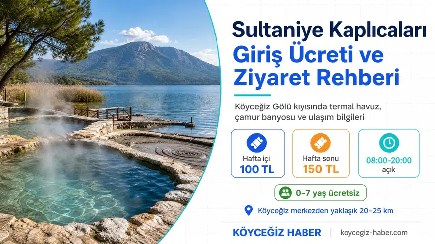 Köyceğiz Sultaniye Kaplıcaları Giriş Ücreti Saatleri Ve Ulaşım