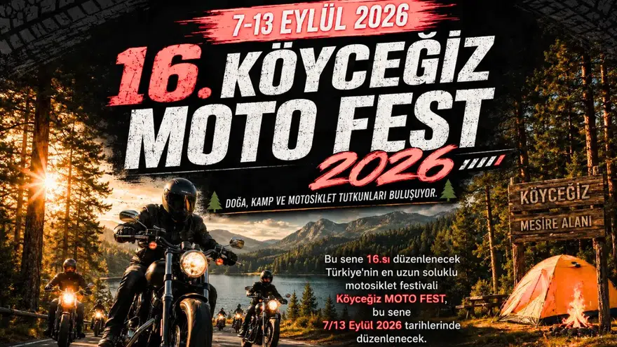 Köyceğiz MOTO FEST 16. Kez Tutkunlarıyla Buluşuyor!