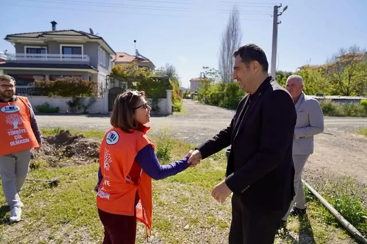 Ortaca Meslek Yüksekokulu Fidan Dikti, Evren Tezcan'da Eşlik Etti 9