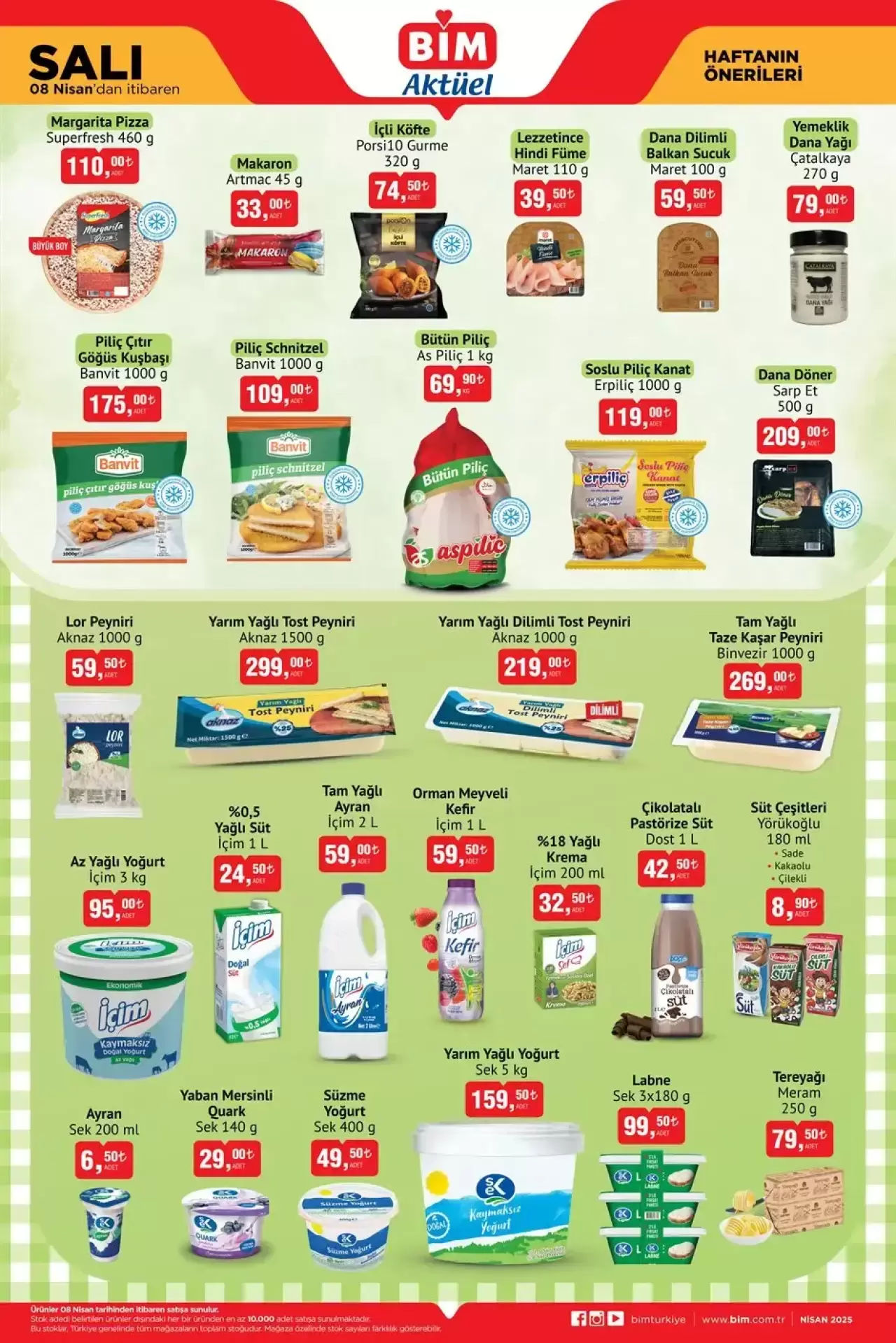 BİM’de haftalık indirim fırtınası! Birçok ürün indirimde || 8, 9, 11 Nisan Bim İndirimleri! 3