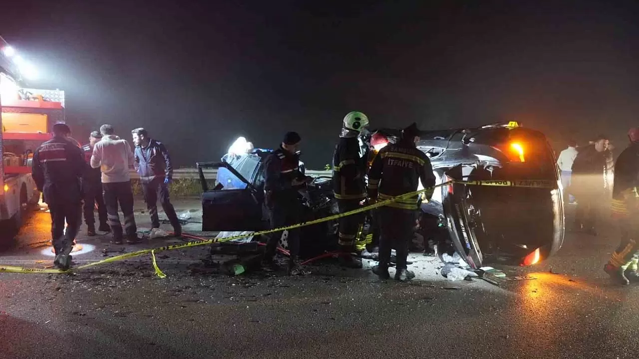 Samsun Çarşamba'daki Trafik Kazasında Katliam: 5 kişi Öldü 3