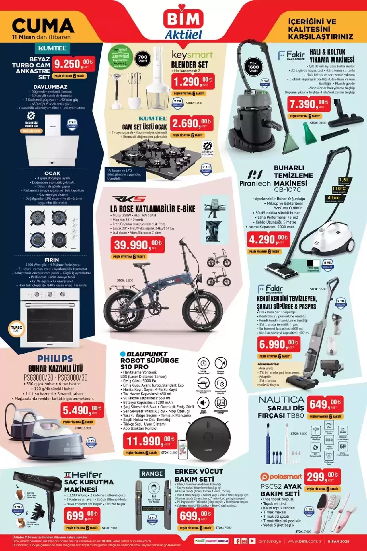 BİM’de haftalık indirim fırtınası! Birçok ürün indirimde || 8, 9, 11 Nisan Bim İndirimleri! 1