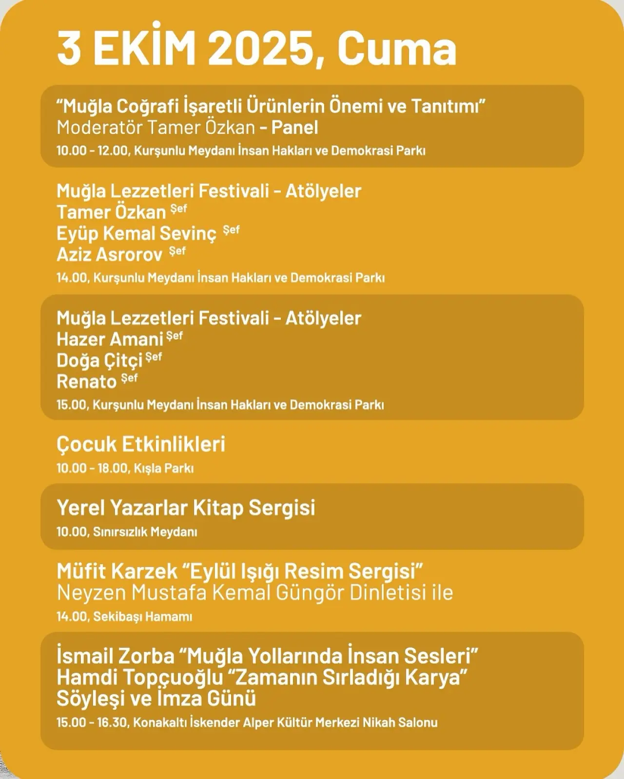 32. Muğla Kültür ve Sanat Şenliği 3-5 Ekim’de Başlıyor: Menteşe’de Sanat Dolu Günler 2025 1