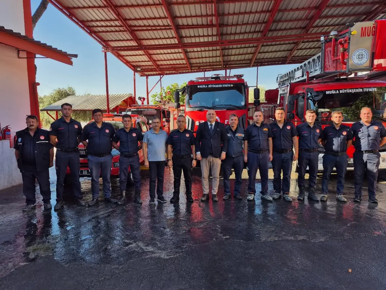 Yatağan Belediyesi’nden Dünya İtfaiyecilik Haftası Ziyareti: Başkan Günay’dan Teşekkür Mesajı 1