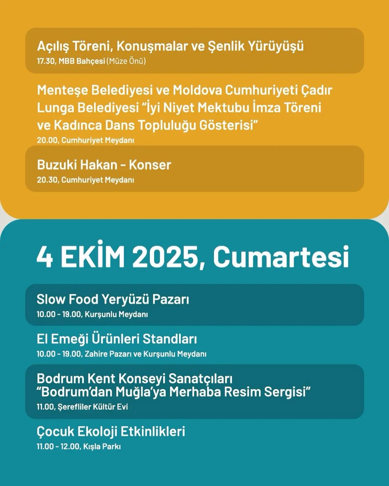 32. Muğla Kültür ve Sanat Şenliği 3-5 Ekim’de Başlıyor: Menteşe’de Sanat Dolu Günler 2025 2
