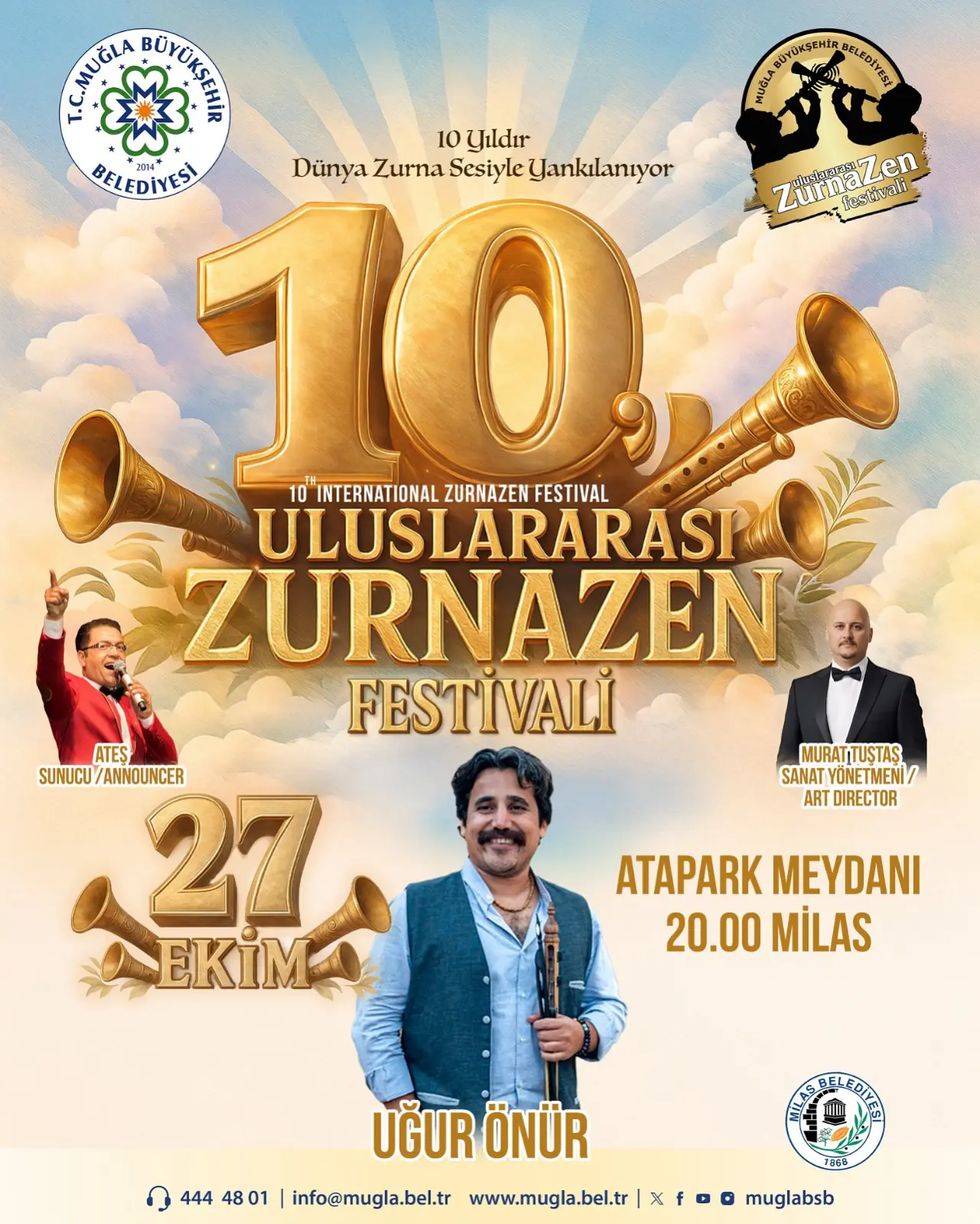 Muğla’da Zurna Sesi Yükseliyor: 10. Uluslararası Zurnazen Festivali 27–29 Ekim’de Başlıyor 1