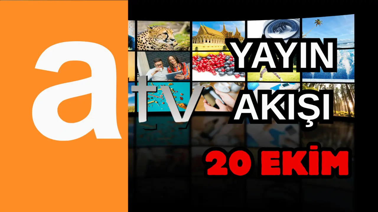 20 Ekim Pazartesi ATV, Show TV, NOW TV, Kanal D ve TRT 1 Yayın Akışı 2025: Bugün Hangi Diziler, Filmler Var? 2