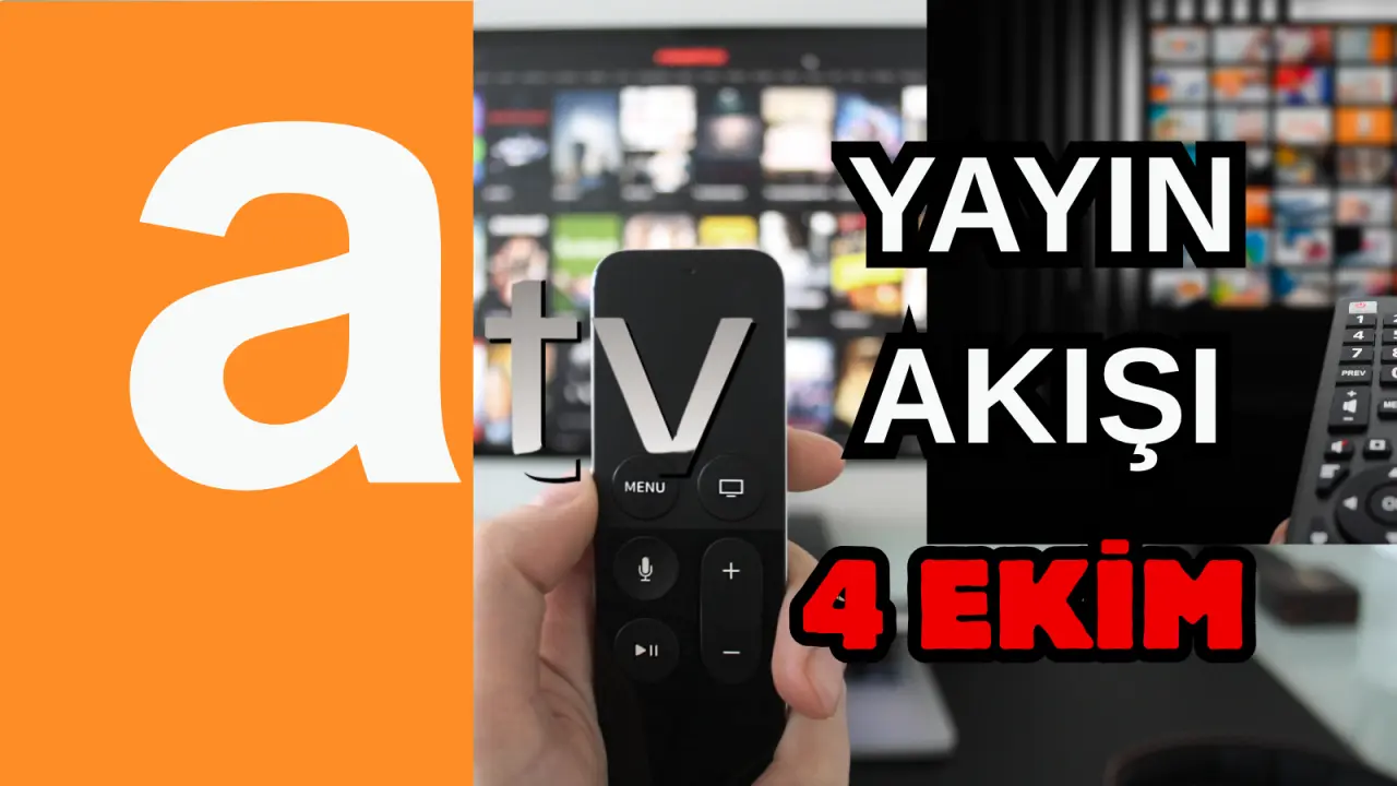 TRT 1, Show TV, NOW TV, ATV Yayın Akışı 4 Ekim 2025 Cumartesi :Bugün Hangi Programlar Var? Diziler, Filmler, Yarışmalar 5