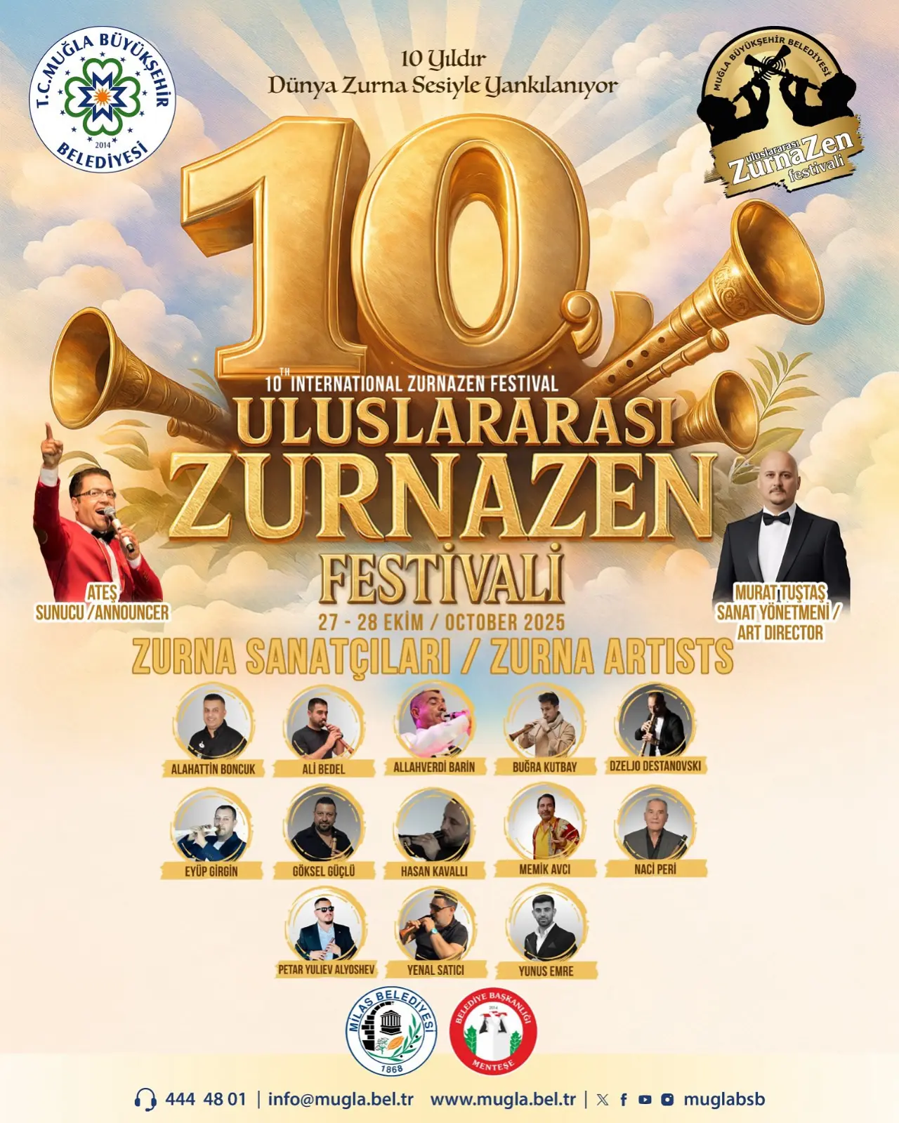 Muğla’da Zurna Sesi Yükseliyor: 10. Uluslararası Zurnazen Festivali 27–29 Ekim’de Başlıyor 3