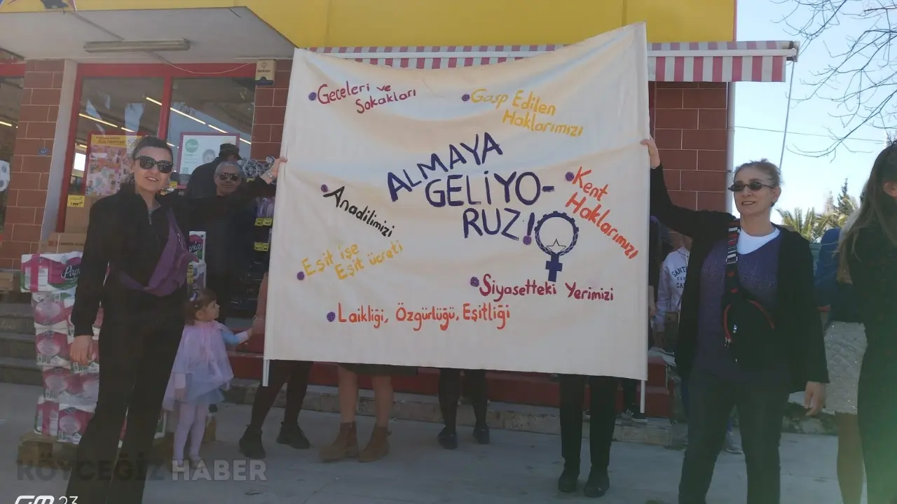 Köyceğiz'de 8 Mart Yürüyüşü Çok Konuşulacak! 4