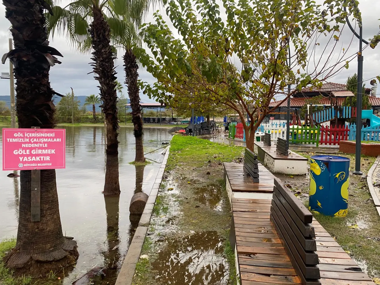 Köyceğiz Gölü Taştı: Sahil ve Delta Plajı Sular Altında 