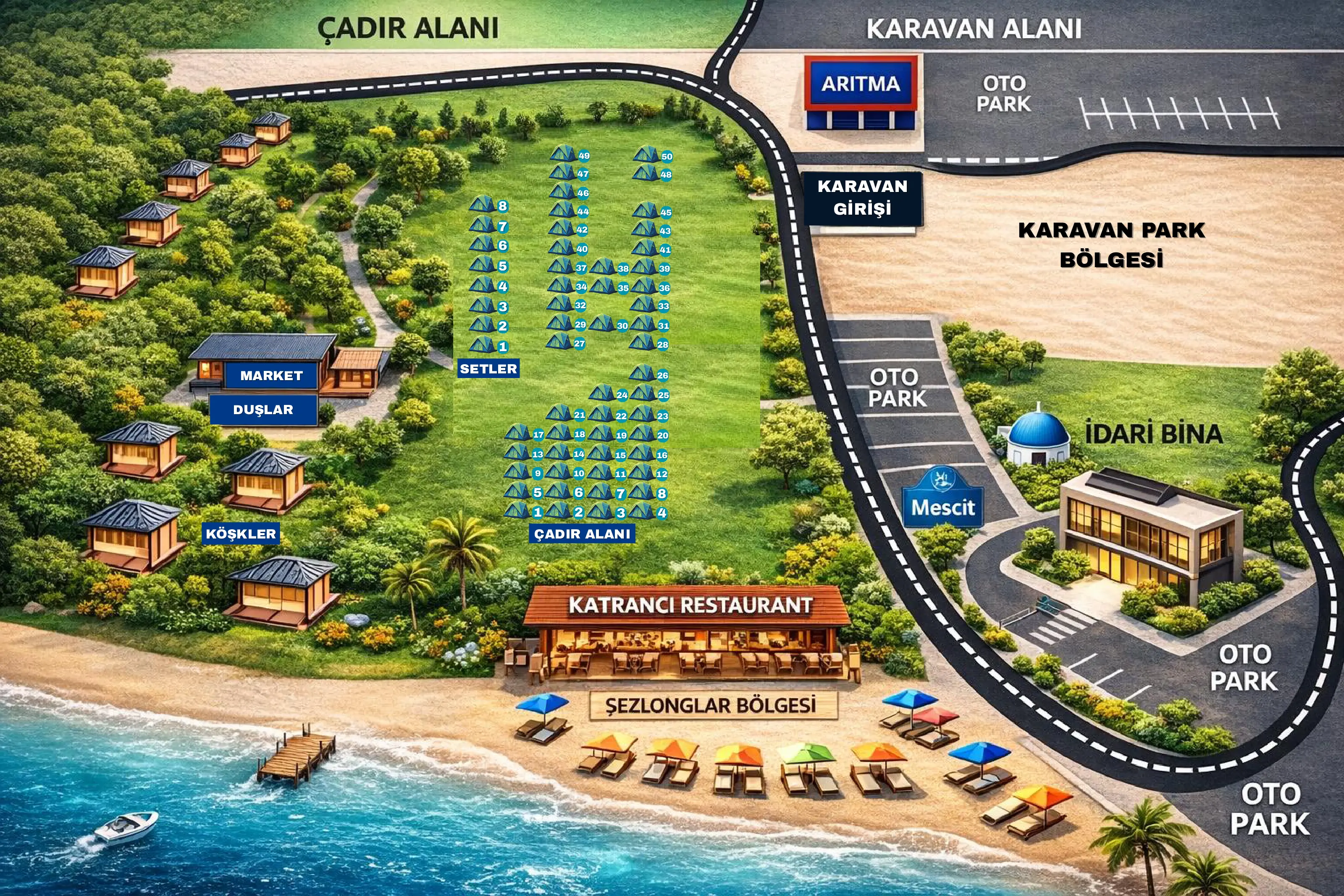 Katrancı Koyu Tabiat Parkı Nerede, Nasıl Gidilir? Giriş Ücreti ve Kamp Rehberi 2026