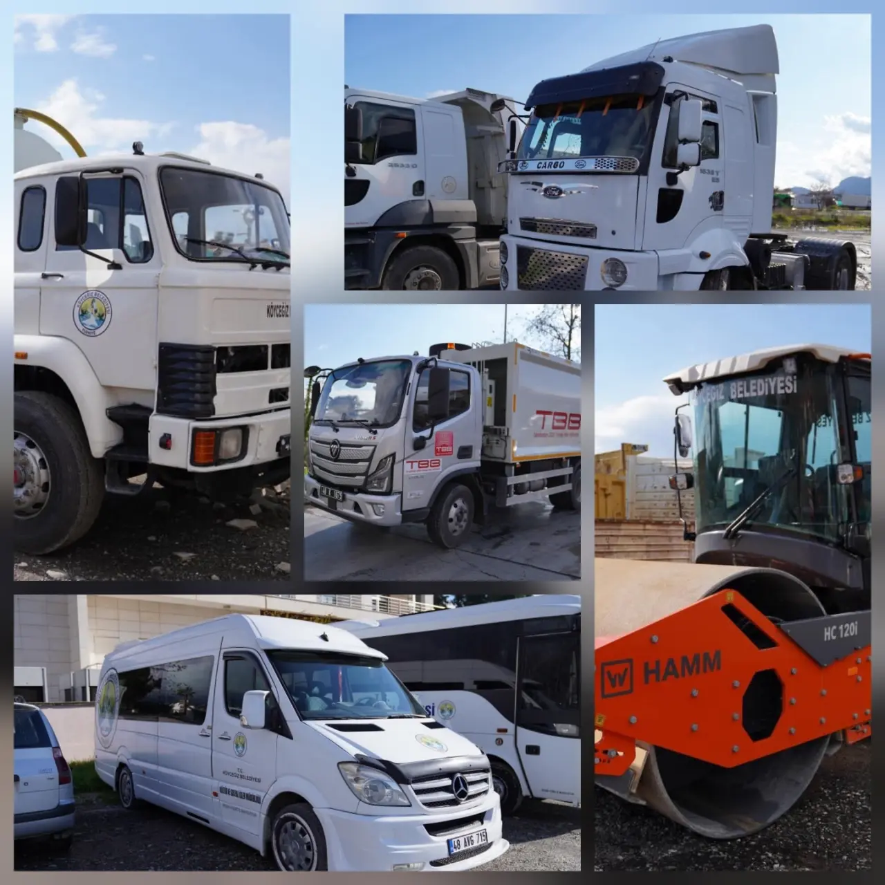 ‎hizmet aracı ve ‎şunu diyen bir yazı '‎TIG CAR8O T月日 BELEDİYESİ YESi TB0 HC120i W WHAMM HAMM ح 自防油‎'‎‎ görseli olabilir