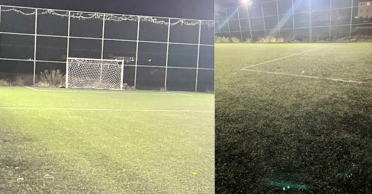 Köyceğiz Yeni Mahalle’de halı saha çöp yuvasına döndü