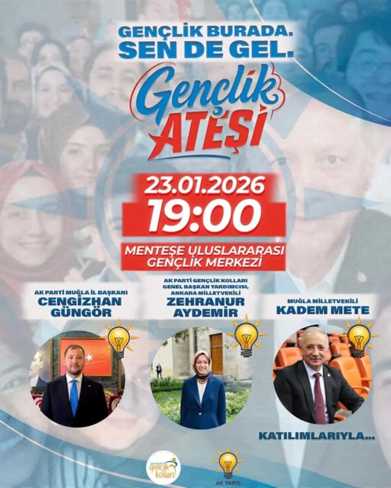 AK Parti Köyceğiz Gençlik Kolları Doğan Çelik Gençlik Ateşi Programı Hazırlıkları
