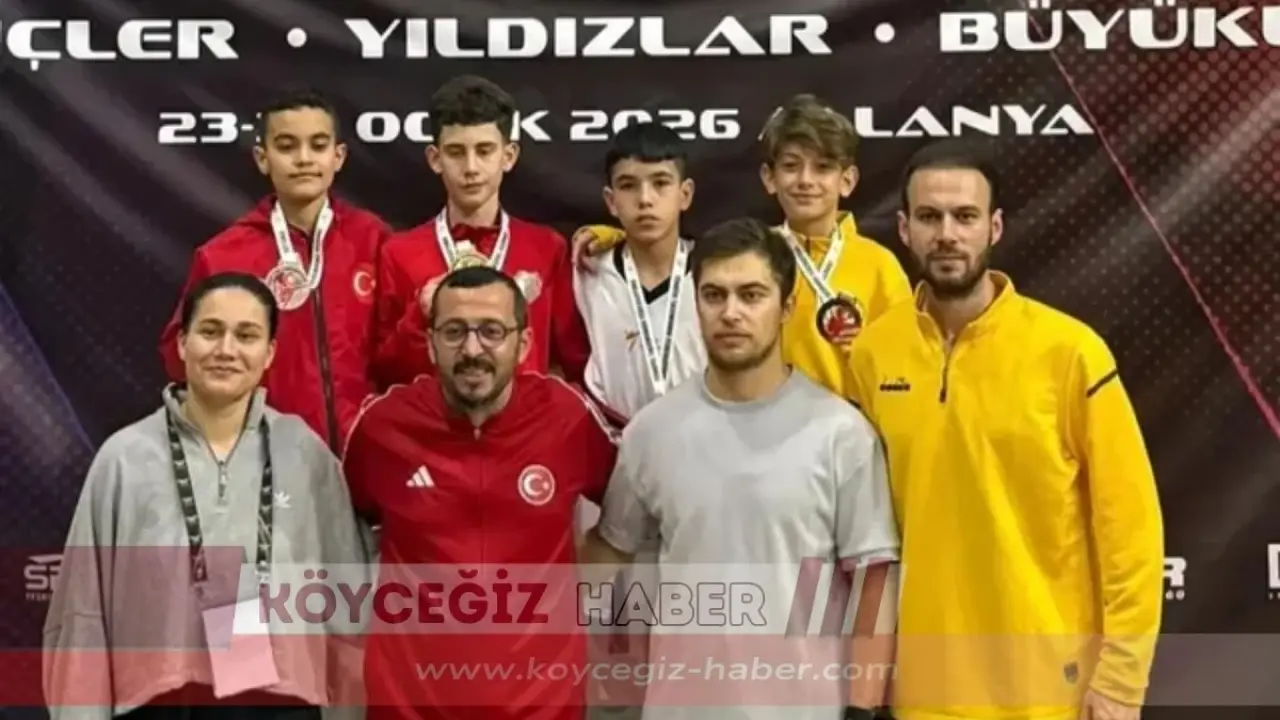 Köyceğiz Beyobası Yusuf Niyazi Pirci Ortaokulu öğrencisi Görkem Uğurlu, Taekwondo Batı Grubu elemelerinde 3. olarak Türkiye Şampiyonası'na katılmaya hak kazandı.