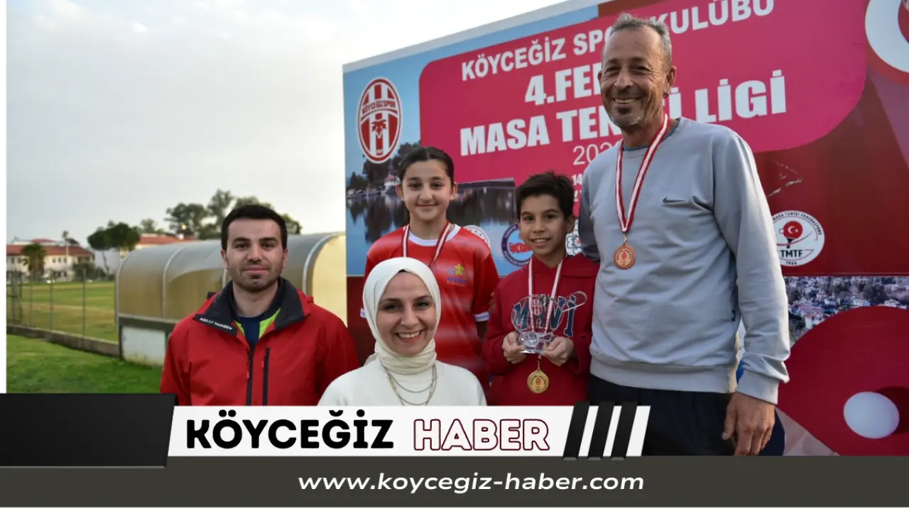 Köyceğiz'de Dev Turnuva : Masa Tenisinde Şampiyonlar Belli Oldu