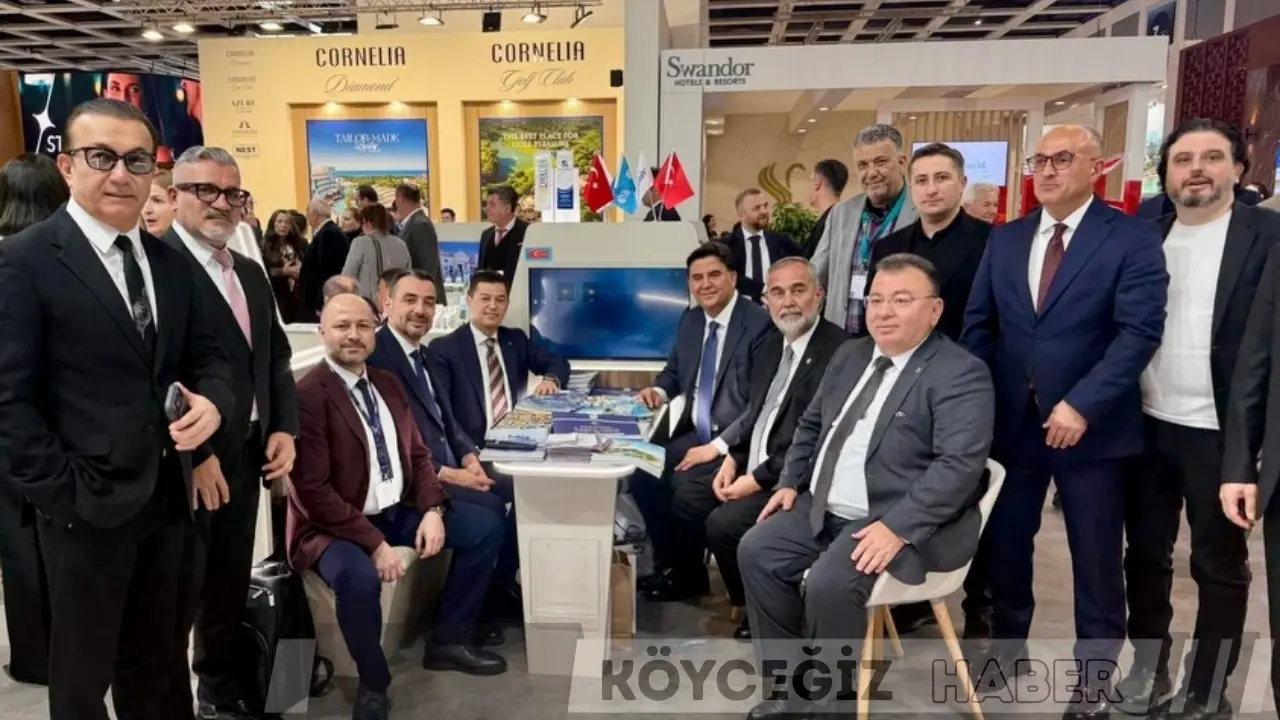 Fethiye Belediye Başkanı Alim Karaca, dünyanın en prestijli turizm fuarlarından ITB Berlin'de Fethiye'yi tanıtıyor. Hedef: 2026'da 12 ay kesintisiz turizm.