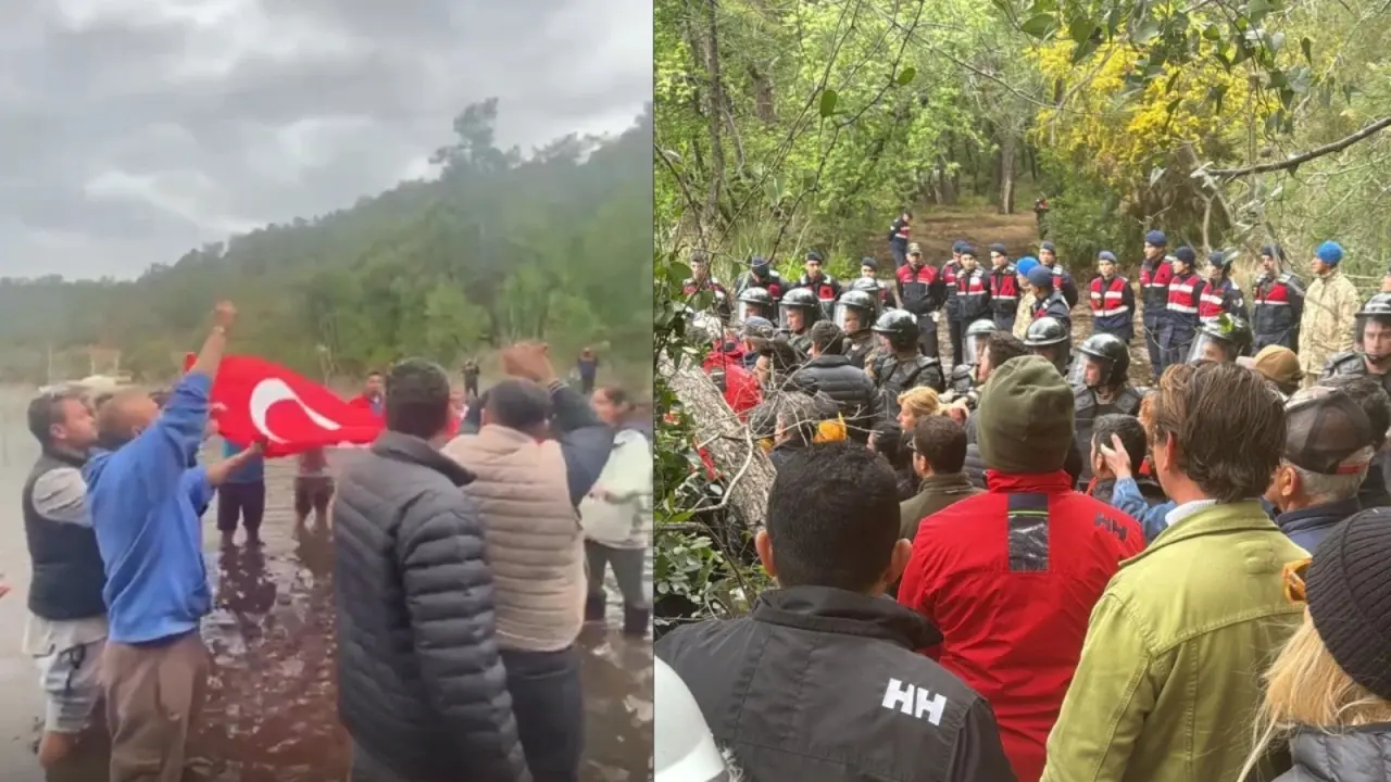 Fethiye Göcek Mahallesi Osmanağa Koyu’ndaki yapılaşma tepkiler üzerine durduruldu. Halkın nöbeti sonuç verdi, evraklar inceleniyor.