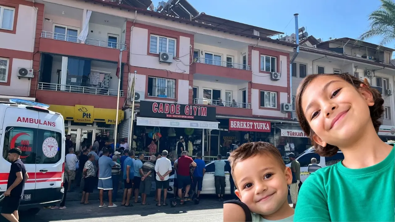 Fethiye Yeni Mahalle Adnan Menderes Bulvarı'ndaki iş yerinde 37 yaşındaki baba Ergün Güngör ile 2 çocuğu ölü bulundu.